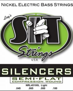 Струны NRL45100L LIGHT SILENCER NICKEL SEMI-FLAT BASS