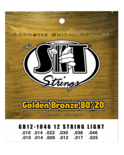 Струны GB121046 12-STRING GOLDEN BRONZE 80/20 ACOUSTIC