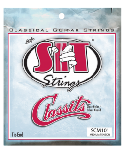 Струны SCH102 HIGH TENSION FOLK CLASSITS SILVER WOUND TIE END