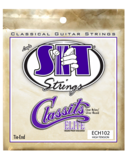 Струны ECH102 HIGH TENSION CLASSITS ELITE SILVER WOUND TIE END