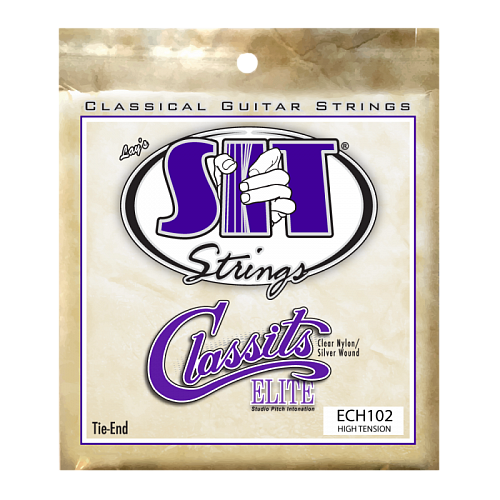 Струны ECH102 HIGH TENSION CLASSITS ELITE SILVER WOUND TIE END