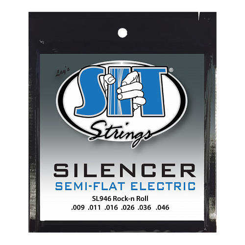 Струны SL946 ROCK N ROLL SILENCER SEMI-FLAT NICKEL ELECTRIC