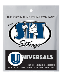 Струны SU108 UNIVERSALS BALANCED TENSION 8-STRING ELECTRIC POWER WOUND NICKEL ELECTRIC